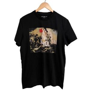 2/$25 Coldplay Regular Fit Black Short Sleeve T-Shirt ‘Viva La Vida’ Graphic